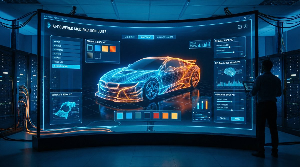 暗网AI改装汽车视频